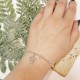 Silver bracelet  Mandrake / Alrauna